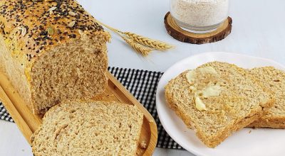 Pão integral com aveia