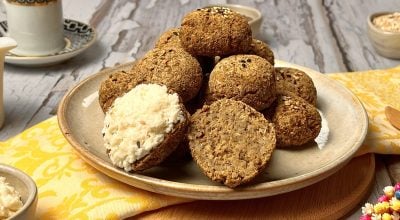Pão integral com farinha de maracujá