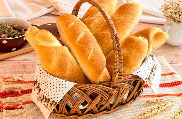 Pão italiano branco