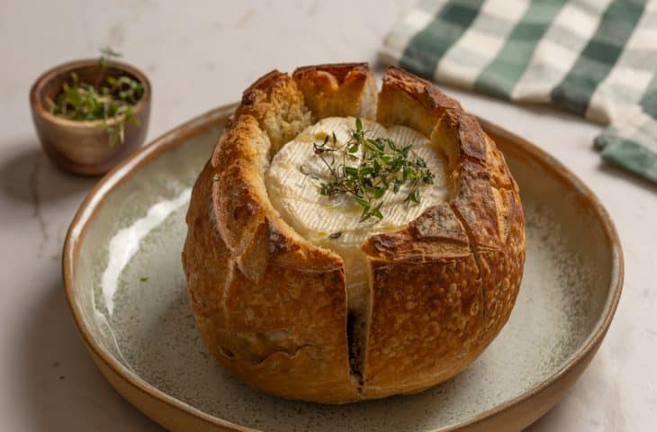 Pão italiano recheado