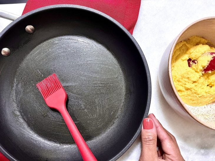 Pão low carb de frigideira - Passo a Passo