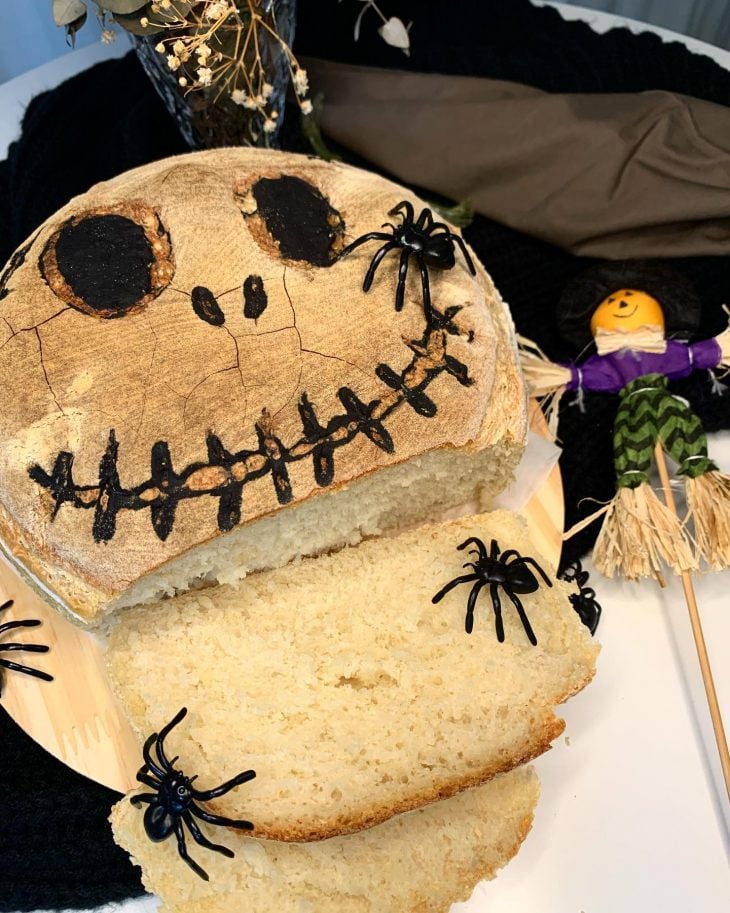 Pão para Halloween