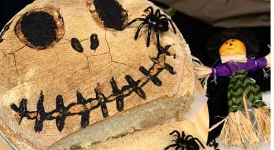 Pão para Halloween