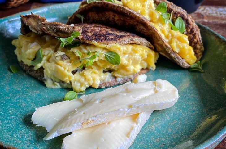 Pão pita low carb