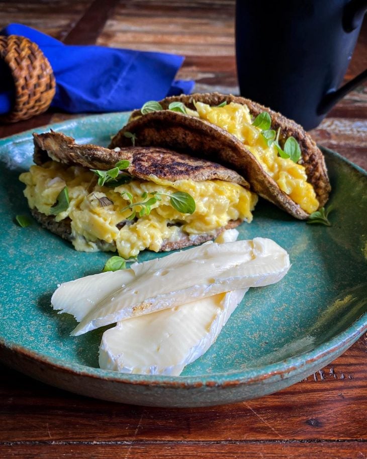 Pão pita low carb