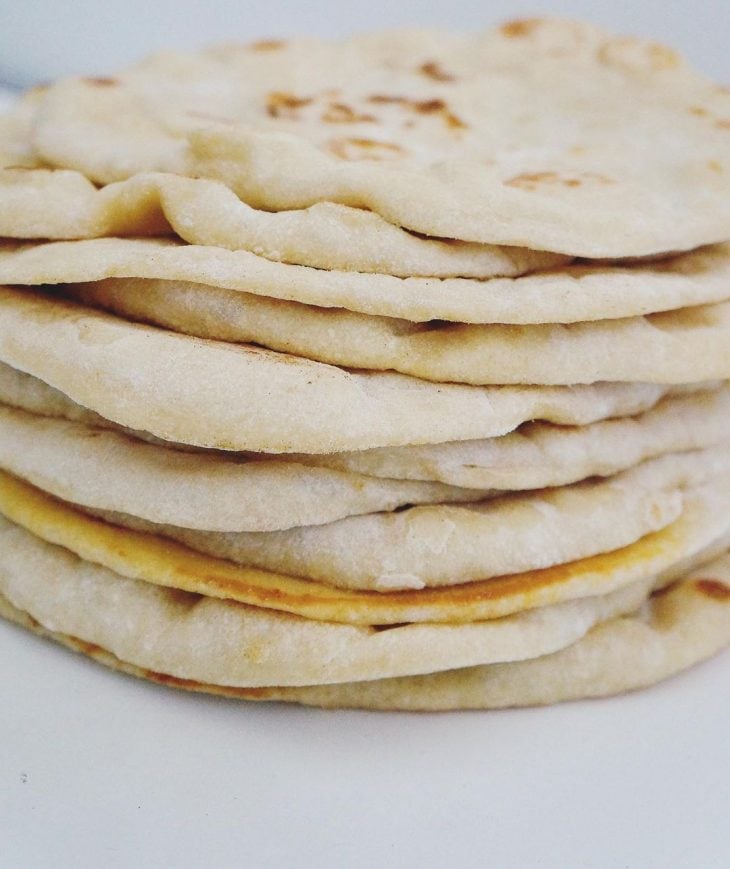 Pão pita vegano