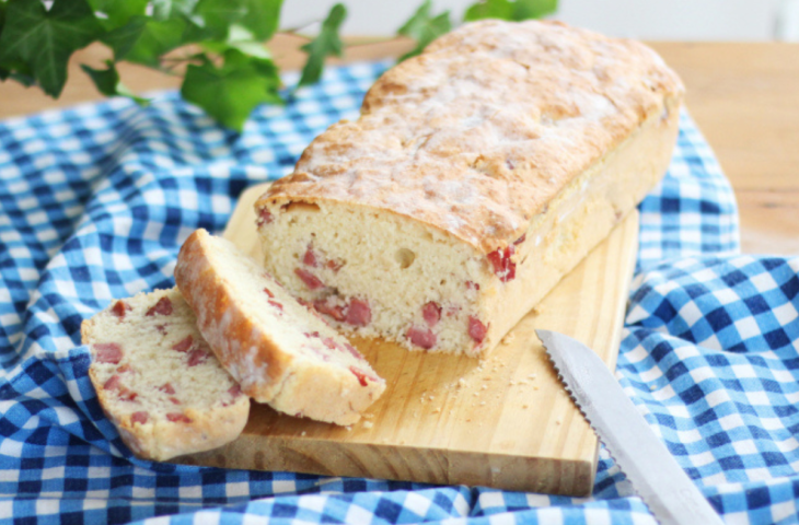 Pão recheado de calabresa fácil