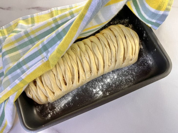Pão recheado com frango - Passo a Passo