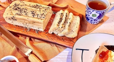 Pão sem glúten com farinha de arroz e polvilho doce