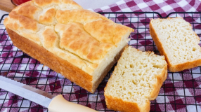 Pão sem glúten e sem lactose