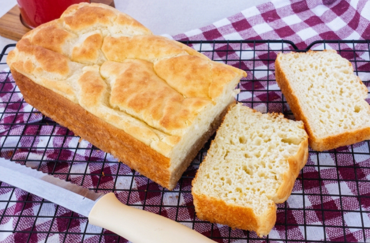 Pão sem glúten e sem lactose