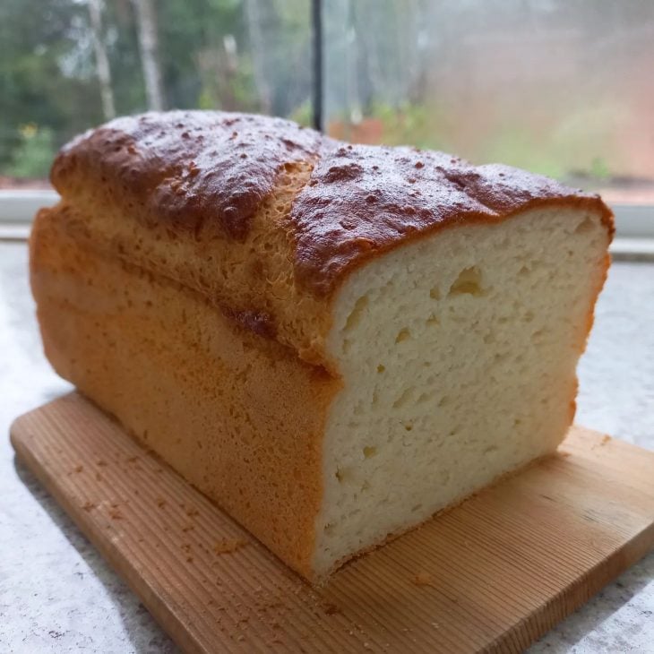 Pão tipo brioche sem glúten