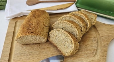 Pão vegano com aveia