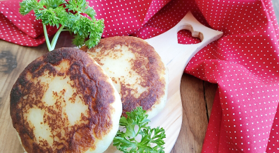 Pãozinho de batata de frigideira