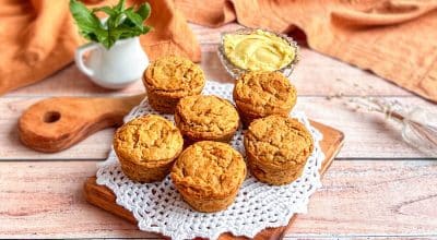 Pãozinho de batata-doce sem farinha