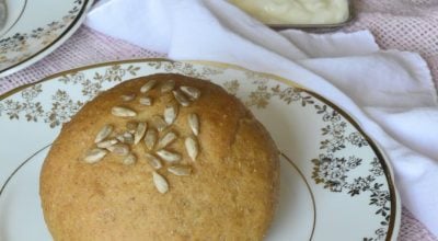 Pãozinho integral com sementes