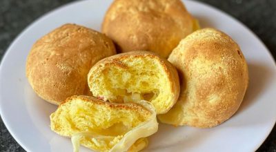Pãozinho recheado na airfryer