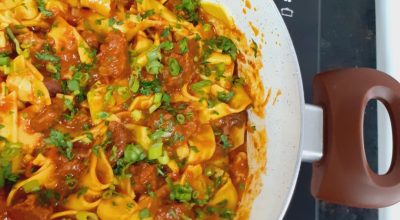 Pappardelle ao molho de costela