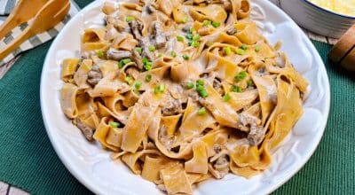 Pappardelle ao molho funghi