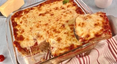 Parmegiana de carne moída simples