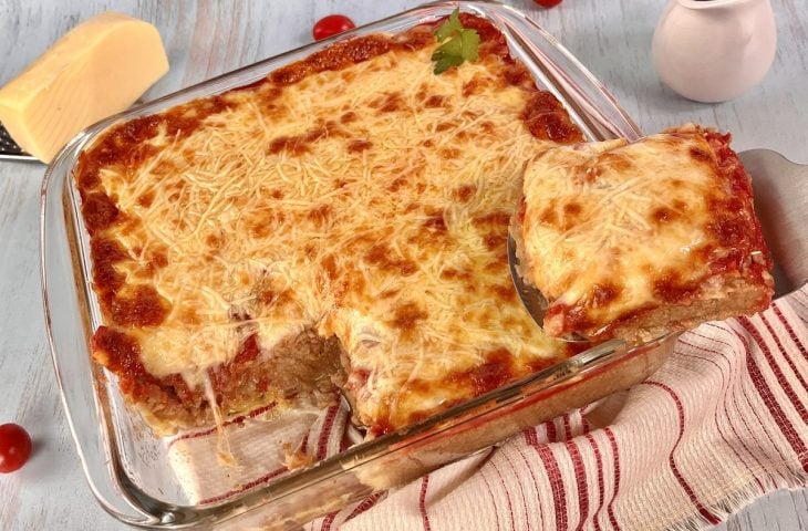 Parmegiana de carne moída simples