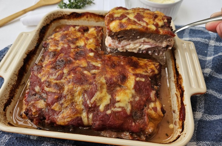 Parmegiana de carne moída simples