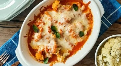 Parmegiana de couve-flor