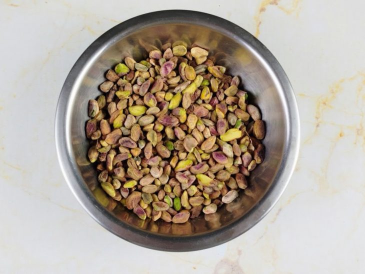 Ingrediente separado para o preparo da receita.