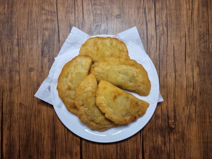 Pastel com massa de milho - Passo a Passo