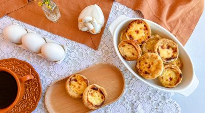 Pastel de belém na air fryer