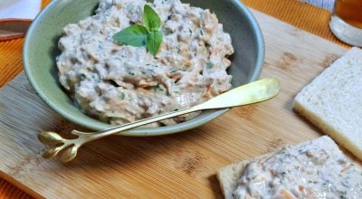 Patê de atum com cenoura