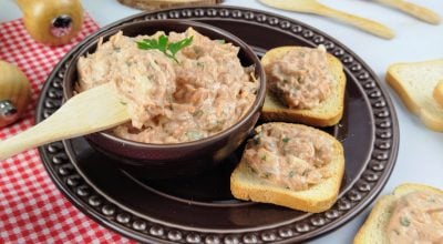 Patê de atum com maionese