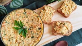 Patê de frango fitness