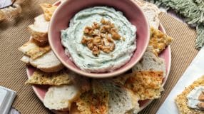 Patê de gorgonzola com cream cheese