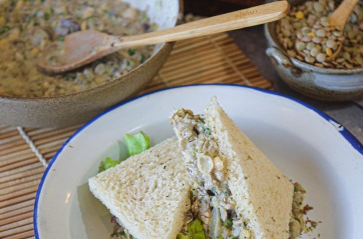 Patê de lentilha vegano