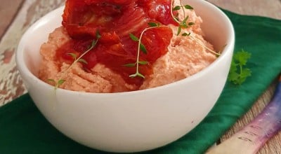 Patê de ricota com tomate seco