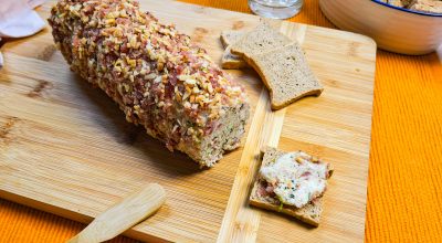 Patê de salame com cream cheese