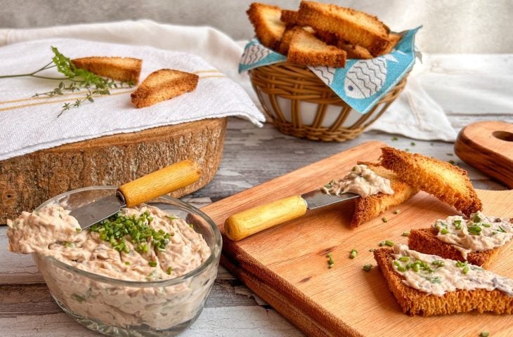 Patê de sardinha fácil