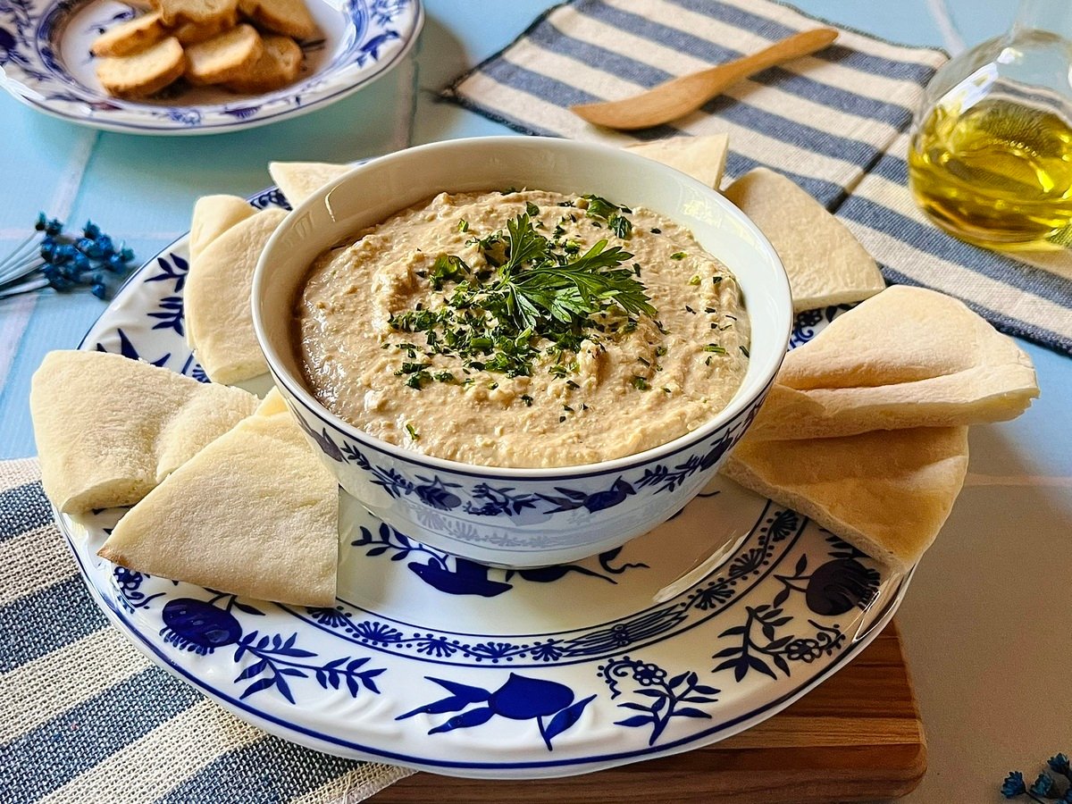 Patê de sardinha no liquidificador
