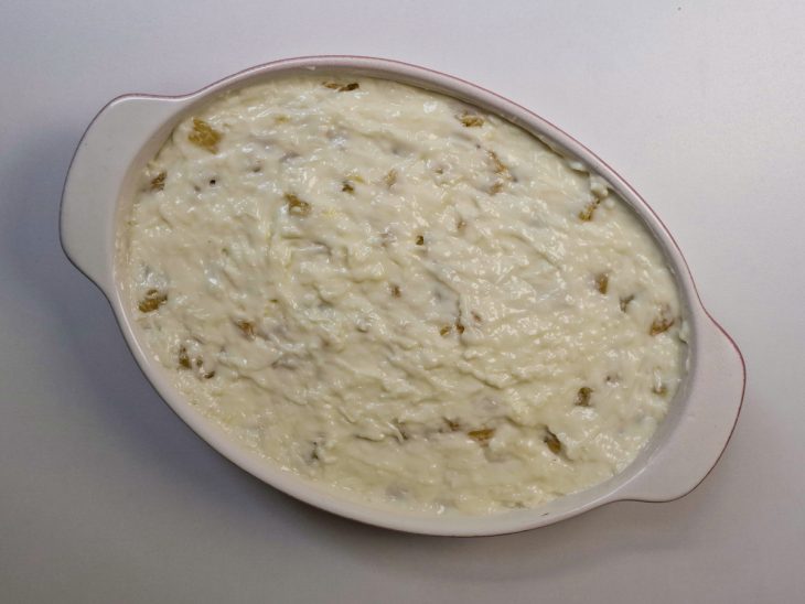 Pavê com as camadas prontas.