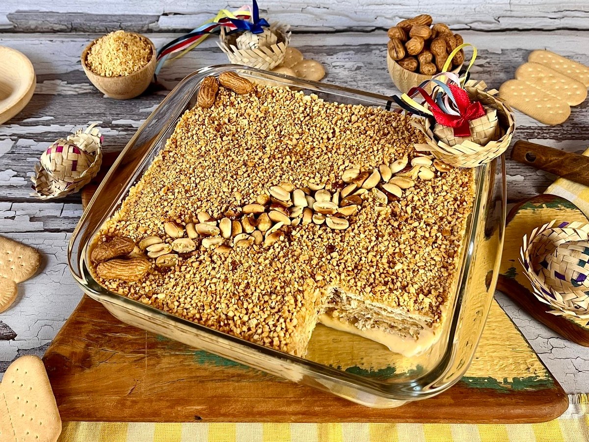 Pavê de amendoim