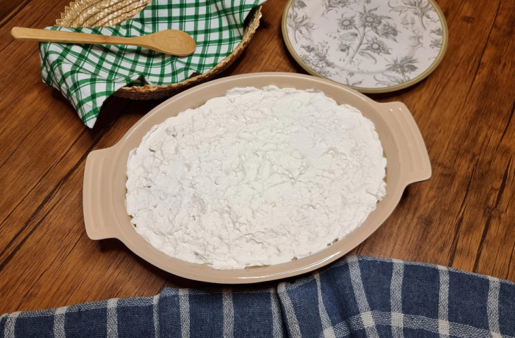 Pavê de bolacha maisena