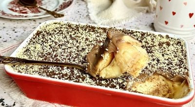 Pavê de chocolate branco e preto