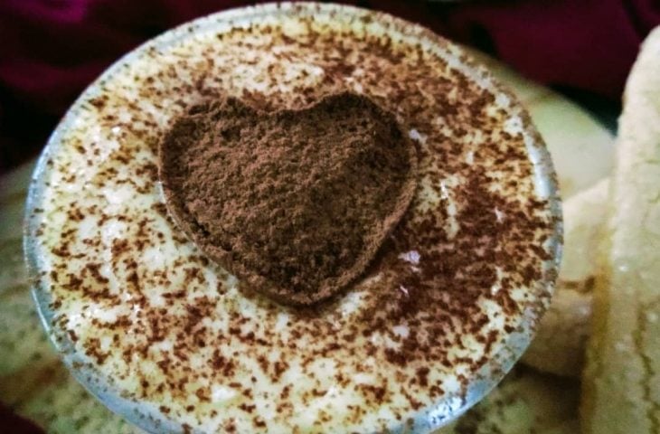 Pavê de creme com café