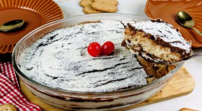 Pavê de leite Ninho com Nutella