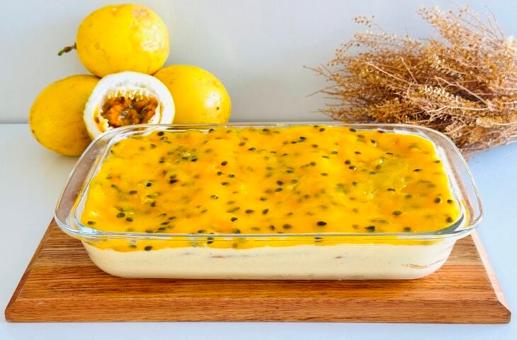 Pavê de maracujá