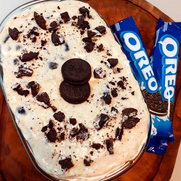 Pavê de Oreo com Chantininho