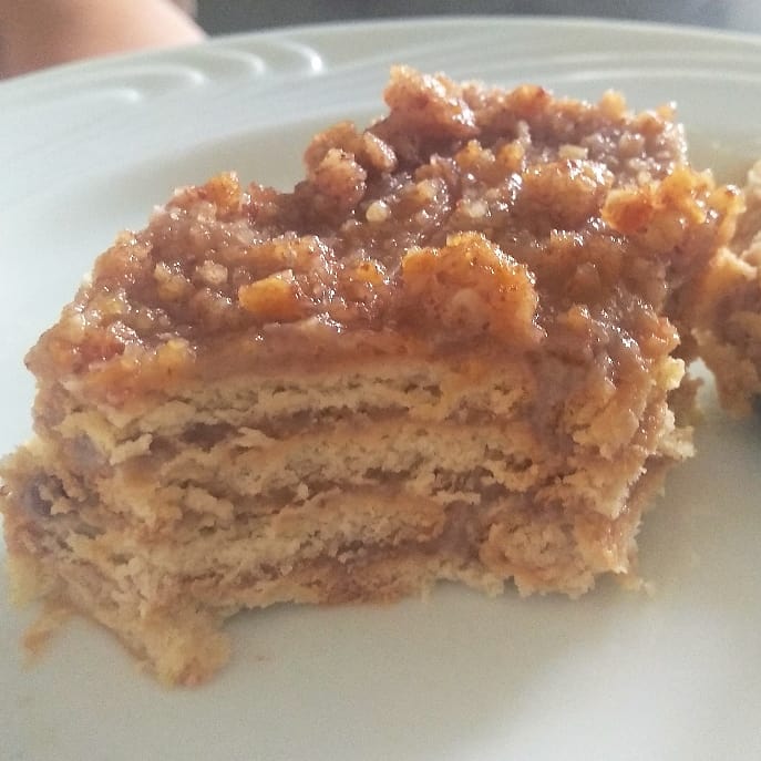 Pavê de paçoca vegano