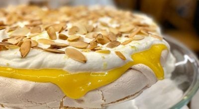 Pavlova de limão