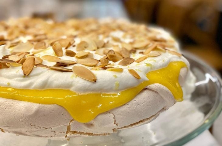 Pavlova de limão